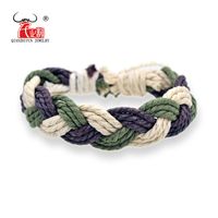 Wholesale Fashion Jewelry Anklet Bracelet for Women Ethnic Colored Cotton Fabric Hand Rope Hit Color Pattern Bracelet Anklet Accessories