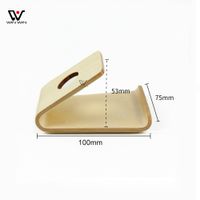 Wholesale Handmade Wooden Mini Bracket Creative Ornaments Cell Phone Holder Simple Fashion Style Stand
