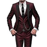 Wholesale Men s Suits Blazers Italian Colorful Classic Purple Tuxedo Groom Prom Pink Dress Wedding Elegant Slim Suit Set Piece Jacket Pant Vest