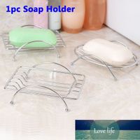 Wholesale 1PCS High Quality Stainless Steel Stand Soap Tray Holder MultiFunctional Bathroom Stainless Organizer Soap Dishs