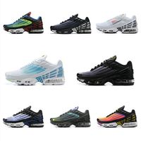 Wholesale Sale New Tn Plus Mens Running Shoes Hyper Violet Black Laser Blue III University Red White Obsidian Vast Smoke Grey Purple Ghost Green Parachute Crater Sneakers