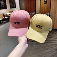 Wholesale Men s Women s Korean Chao Brand Ins Duck Tongue Hat Spring and Summer Fashion Versatile Letter Nyc Embroidered Hardtop Baseball Cap