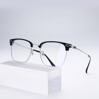 Wholesale Fashion Sunglasses Frames Pure Titanium Glasses Frame Full Rim Eyeglasses With Spring Hinges Unisex Shortsighted Spectacles Arrival