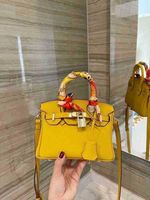 Wholesale CLASSIC FLOWER Luxurys Designer Bag Handbags Brand Top Quality Women s Chain Gold Silver Buckle Leather One shoulder Messenger