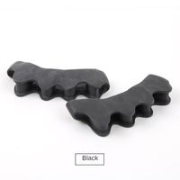 Wholesale Shoe Parts Correcting Band for Hallux Valgus Five Toe Toe Separator Silicone Overlapping Separation Brace Holes