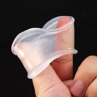Wholesale Party Favor Men Male Scrotum Squeeze Ring Stretcher TPE Enhancer Delay Chastity Cage Ball Sexy Silicone Case