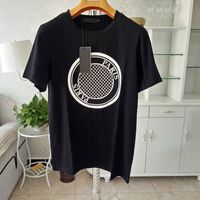 Wholesale Fashion Mens T Shirts Black White Design Of The Coin Men Casual Top Short Sleeve S XXL