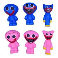 Wholesale Game Poppy Playtime Huggy Wuggy Doll Jumbo Squishy Toys Squeeze Foam Ball Finger Fidget Toys Cartoon Hand Wrist Exercise Stress Relief Stocking Stuffer Xmas Gift