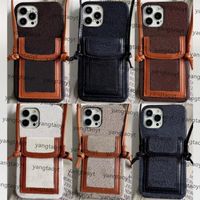 Wholesale Top Leather Designer Phone Cases For iPhone Pro Max Xs XR X Plus Fashion Shoulder Bags Luxury Print Back Cover cellphone Shell Card Holder Pocket Wallet Case