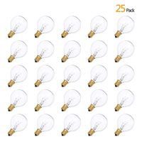 Wholesale Strings G40 Globe Outdoor String Lights With Clear Bulbs UL Listed Indoor Light Decor Fairy Garland For Garden Patio Party