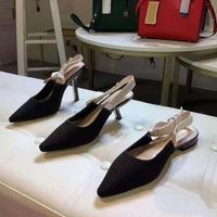 Wholesale With Box Fashoin Woman Shoe heels Ladies Flat Female Trend Classics Elegant Rhinestone Pionted Toes Dress Shoes shoe02