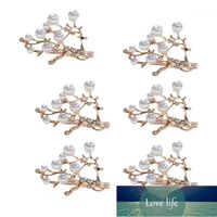 Wholesale Napkin Rings Pearl Fawn Buckle Hoop Circle Serviette Holder For Wedding El Supplies Table Decoration Rose Gold1 Factory price expert design Quality Latest Style