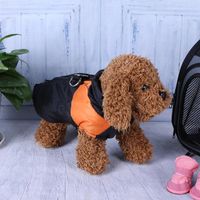 Wholesale Dog Apparel Waterproof Pet Ski Vest Clothes Winter Warm Padded Coat Jacket For Small Large Dogs Size M Orange