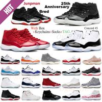 Wholesale jumpman th Anniversary Basketball shoes High Quality Georgetown Bred Concord Space Jam Men s University Blue Red Barons Sneakers