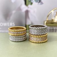 Wholesale women Designer ring Rings Necklaces Screw Bracelet Party Wedding Couple Gift Loves Fashion Luxury Ring Bracelets cleefes with box df