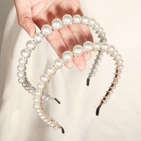 Wholesale Hair Clips Barrettes Modern Simple Faux Pearl Band Individuality Suitable Girls Daily Wear Accessories Bride Wedding Retro Headwear BN