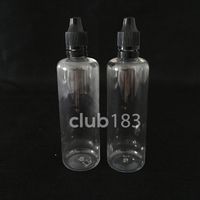 Wholesale Colorful ml E liquid Empty Bottle PET Plastic Dropper Bottles with Long Thin Needle Tips Tamper Evident Seal and Childproof Caps