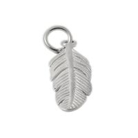 Wholesale Beadsnice Sterling Silver Feather Charms Tiny Feather Charms for Bracelet or Necklace Making Christmas Charms ID