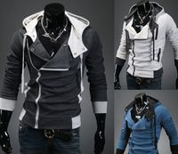 Wholesale New Men s Cotton Winter Hoodies Dress Cardigan Coat Mens Sports Casual Sweatshirt Jackets Outerwear M XL