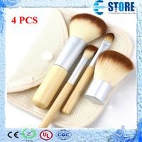 Wholesale New Hot set Bamboo Professional Powder Blush Brush Facial Care Facial Beauty Cosmetic Stipple Foundation Brush Makeup Tool wu