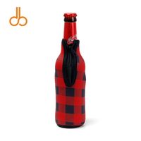 330ml Beer Bottle Cooler Insulated Cover for Party Accessory Neoprene Black