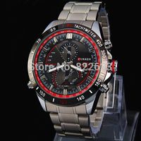 Wholesale 2017 Fashion Casual Man Watch Big Watch Stainless steel Male Quartz Watch Curren Wri military watches Brand CURREN quartz Male Clock