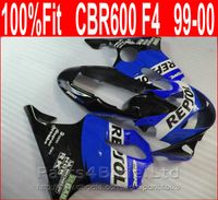 Wholesale Perfect REPSOL blue Body parts Injection molding for Honda custom fairings CBR F4 fairing kit CBR600 F4 DRXN