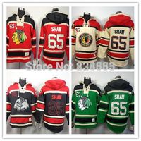 Wholesale Chicago Blackhawks Hoodies Jerseys Andrew Shaw Old Time Hockey Hoodies Sweatshirts Black Skull Green Red Beige M XL