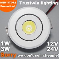 White Miniature Indoor Outdoor Ceiling Spot Recessed Cob Thin Stair Cabinet Light 1w 3w 24v 12v Mini Led Light Downlight