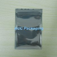 Wholesale 8x12cm quot x4 quot Anti Static Shielding Bags ESD Anti Static Package Bag Zipper Lock Waterproof Self Seal Antistatic Packing Bag