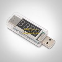 Wholesale Car USB Voltmeter Current Volt Meter Voltage Tester for Mobile Phone Charger USB Voltage Current Detector