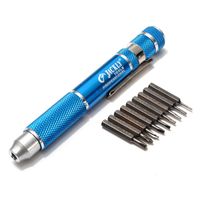Wholesale In Precision Magnetic Pen Style Screwdriver Screw Bit Set Slotted Phillips Torx Hex T3 T4 T5 T6 Repair Tool