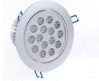 Wholesale 15W LED Ceiling Downlight V Driver Non dimmable Bright Lamp High Lumen Silver Spotlights Warm white Natural white Cool white CE ROSH