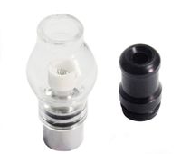 Wholesale Super Bulb Atomizer Wax Glass dome glass globe attachment Glass Pyrex Glass for eGo t Battery E Cigarettes Dry Herb Wax Vaporizer