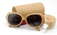Wholesale BOBO BIRD Fashion Handmade Bamboo Wooden Polarized Sunglasses Brand Designer Outdoor Glasses Unisex Accessory With Creative Box Dropshipping