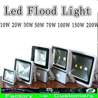 Wholesale Retail Outdoor LED Floodlight W W W W W W W W Waterproof Warm white Cool white COB Landscape Flood Lights Wall Wash Light