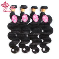 Wholesale Queen Hair Official Store Indian virgin Human hair extensions Body Wave quot quot new arrival human hair weave