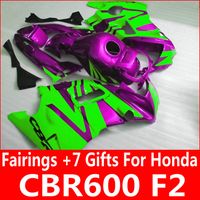 Wholesale Customize purple green bodykit for Honda fairing parts CBR600 F2 CBR F2 fairings kit