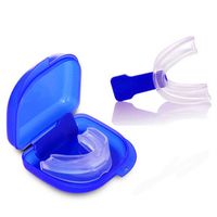 Wholesale 1 set Food Grade Anti Snore Stopper Kit Anti snoring Mouthpiece Stop Snoring Solution Device Anti Snore Mouth Tray Better Sleep Tool