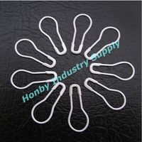 Wholesale 1000 mm pearl white color bulb shape safety pin good for haing tag DIY craft jewerly making