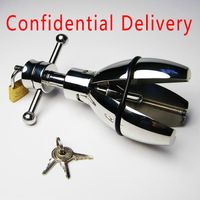 Wholesale Anal Stretching Open Tool Confidential Delive BDSM Anal Sex Plug Anal Sex Toy Adult Sex Toys Stainless Metal Bondage Anus Expansion Bolt Ass