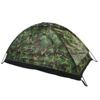 Wholesale Outdoor Camping Hiking One Person Tent Camouflage UV Protection Waterproof Tent With Tent Stakes And Poles