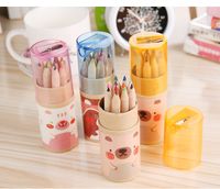 Wholesale New Hot Pencils colours pencil christmas present gift school supplies gift for kids painting