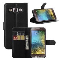 Wholesale For Samsung Galaxy S6 G9200 Flip Wallet Leather Case Stand Holder Cover Card Slots Phone Cases