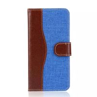 Wholesale Blue PU Leather Case Flip Pouch Defender Cover with Card Slot For Edge S8 S7 Plus