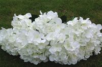 Wholesale Silk European Hydrangeas cm quot Length Artificial Hydrangea Bush Flower Heads per Bunch Colors for Wedding Flower