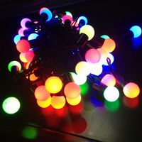 Wholesale Warm White colorful LED Bulb Icicle String Fairy Lights Wedding Xmas Party Decoration PC LEDS LED String Lights M V V