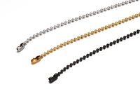 Wholesale 24 Stainless Steel Bead Ball Chain for Making Jewelry Tarnish Resistant Hypoallergenic mm in Length