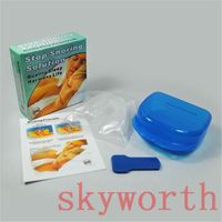 Wholesale ANTI SNORE Stop Snoring Mouthpiece Snore Soft Silicon Anti Snore Sleeping Aid Prevents Grinding of Teeth Kit