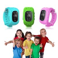 Wholesale Smart watch KAREA Q50 Children Kid Wristwatch GSM GPRS Locator Tracker Anti Lost Smartwatch Child Guard as Christmas gift